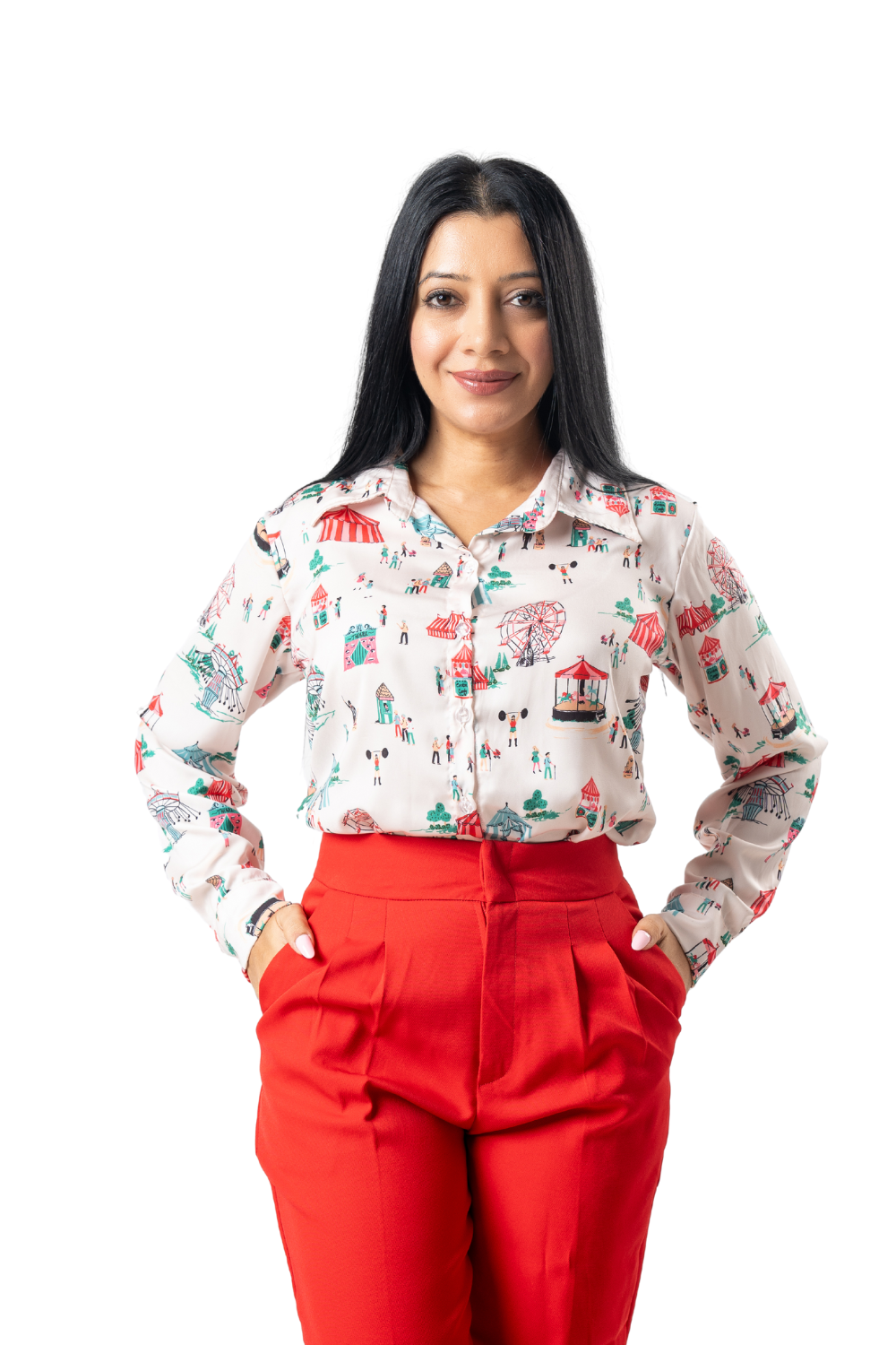 Printed Silk Shirt