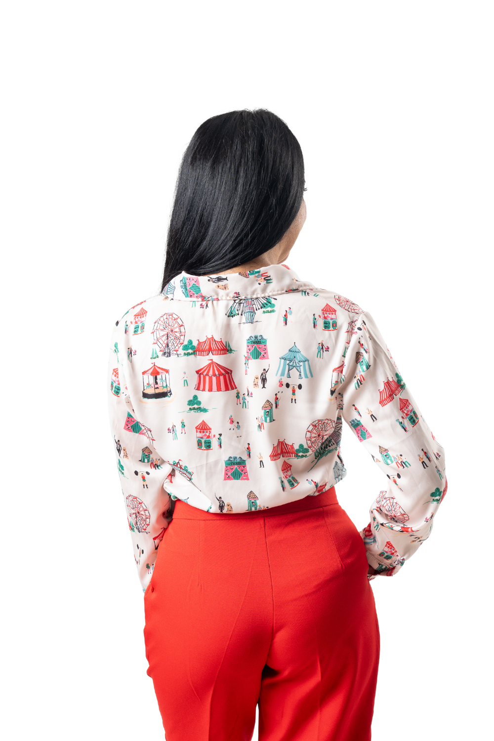 Printed Silk Shirt